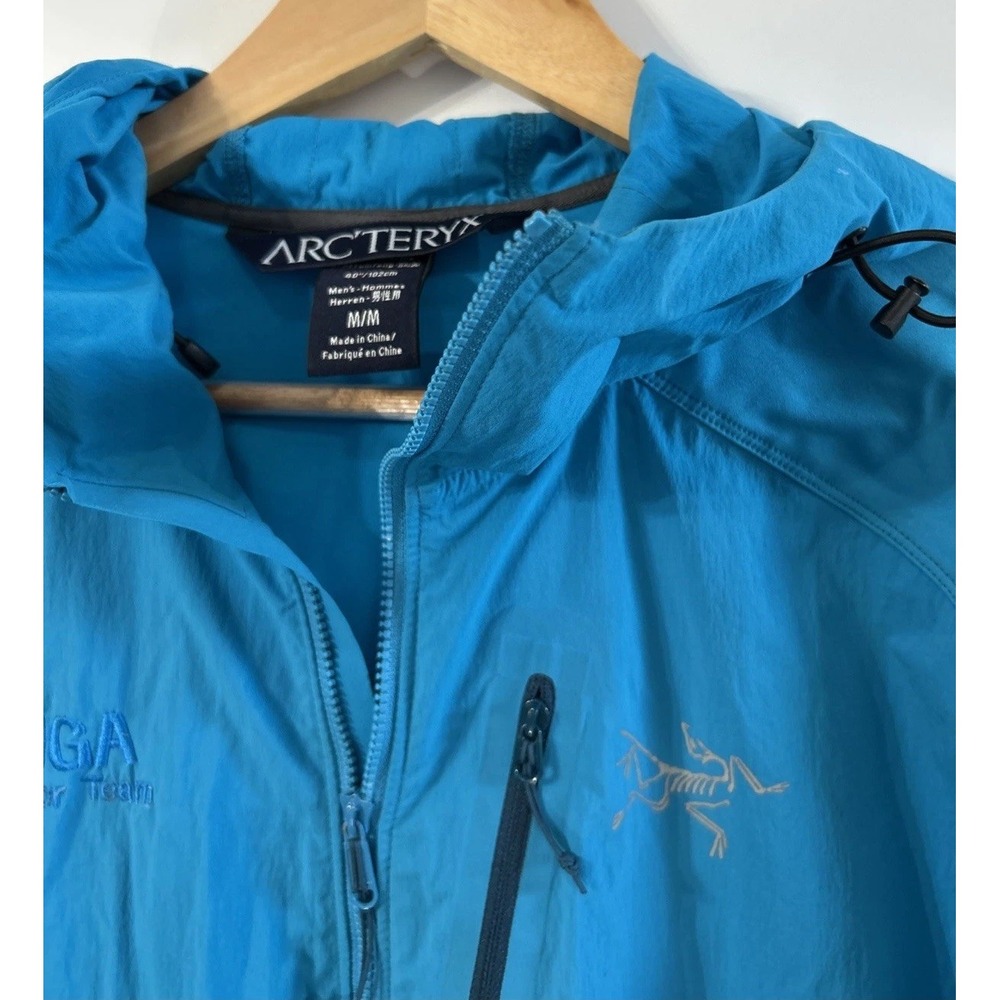 Mens Arc'teryx Gamma SL Lightweight Hooded Full Zip Jacket Sz Med 9048-68327